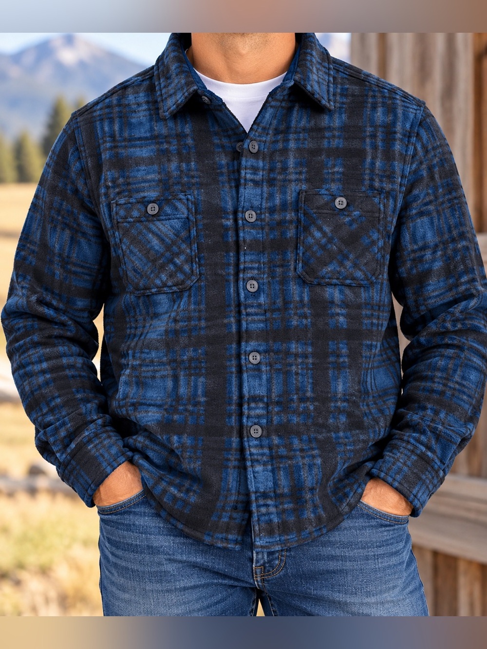 NWT Weatherproof Vintage Fleece-Lined Shacket — Men’s Large
